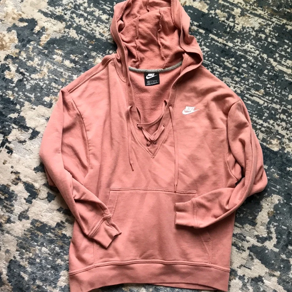 Nike Active Club Lace-Up Hoodie, worn twice